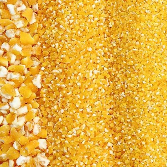 Кукурудзяна крупа, пшенична крупа, мучка кукурудзяна