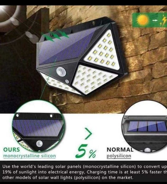 Iluminação exterior solar