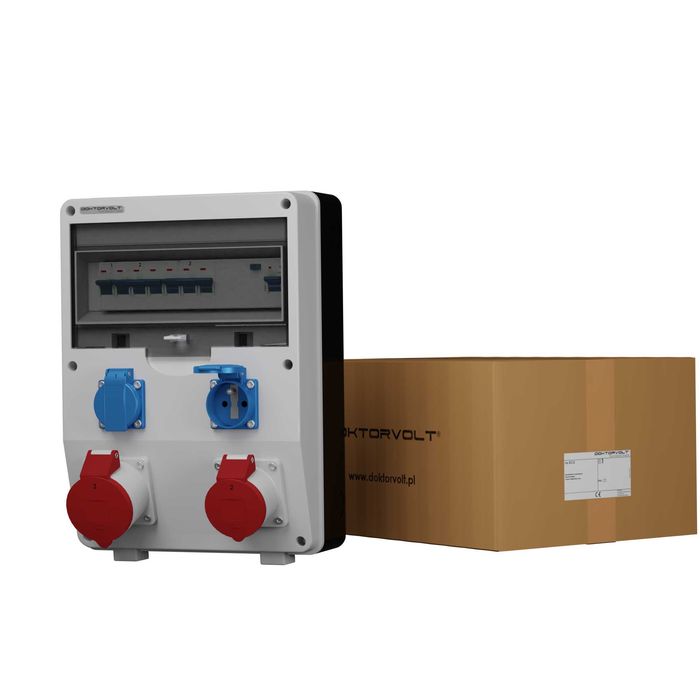 Rozdzielnica budowlana ECO 32A 16A 2x230V gniazda Bals Doktorvolt 2589