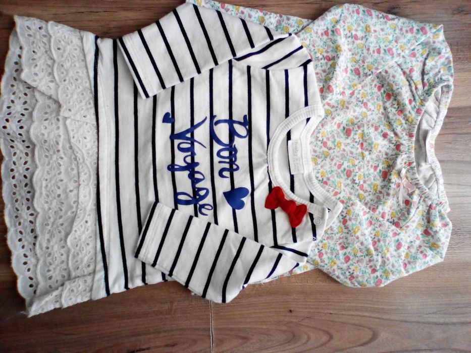 2-pak bluzeczek bawelnianych w rozm. 62