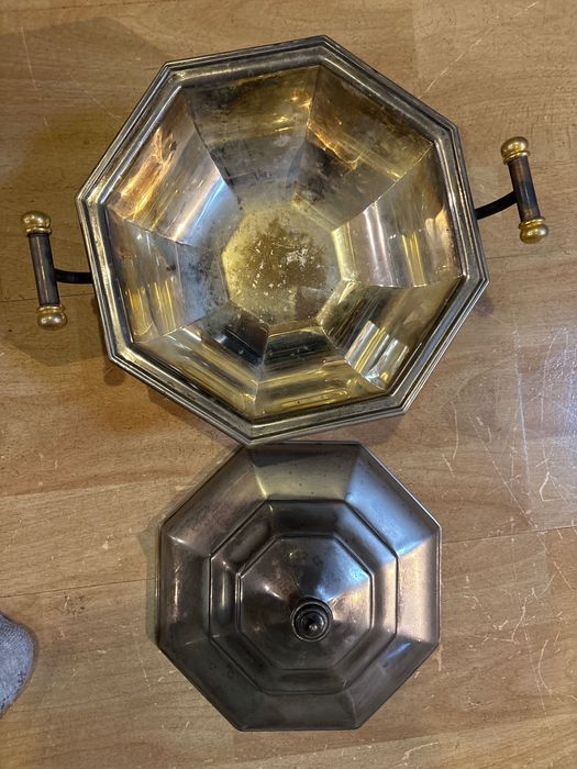 Terrina em Estanho como nova