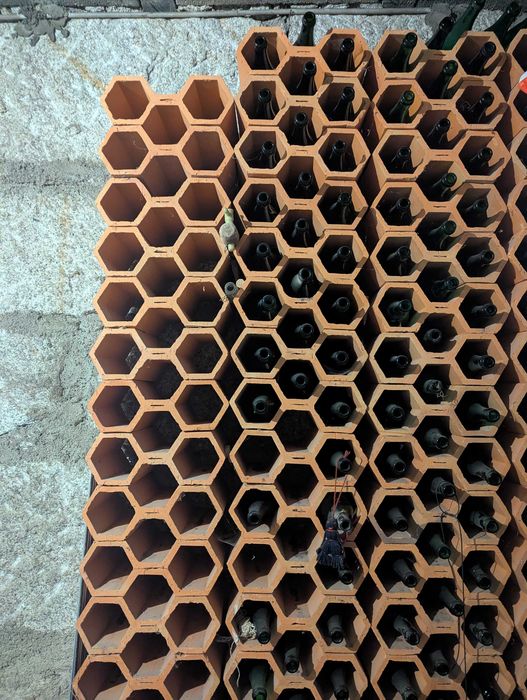 Suporte garrafa vinho