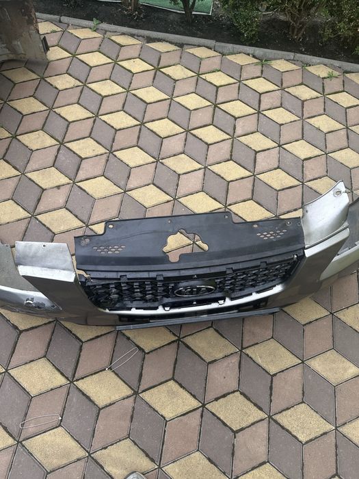 Бампер передній kia rio 2 ресталінг