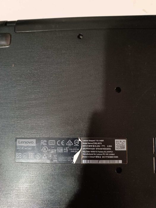 СРОЧНО  Ноутбук Lenovo ideapad 110-14IBR в рабочем состоянии