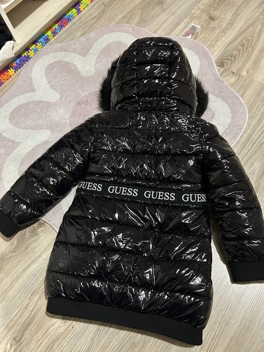 Kurtka Guess oryginalna 5 czarna parka płaszczyk