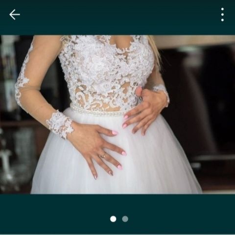 Suknia ślubna długa