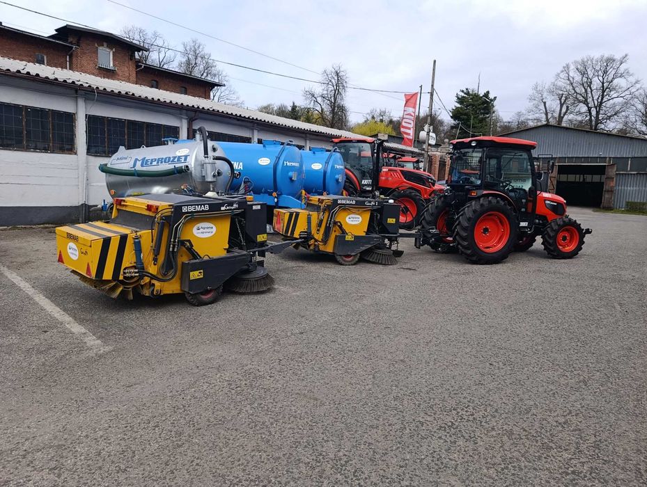 Zamiatarka elewatorowa AEBI Schmidt BEMAB G1 jak Broddway Talex Pronar ZMC własna hydraulika napęd z WOM