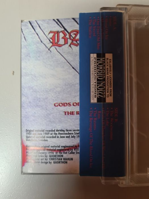 Kaseta BATHORY Blood on ice Morbid Noizz