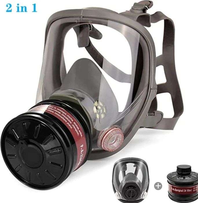 Респіратор промисловий, респиратор маска полнолицевая 6800,