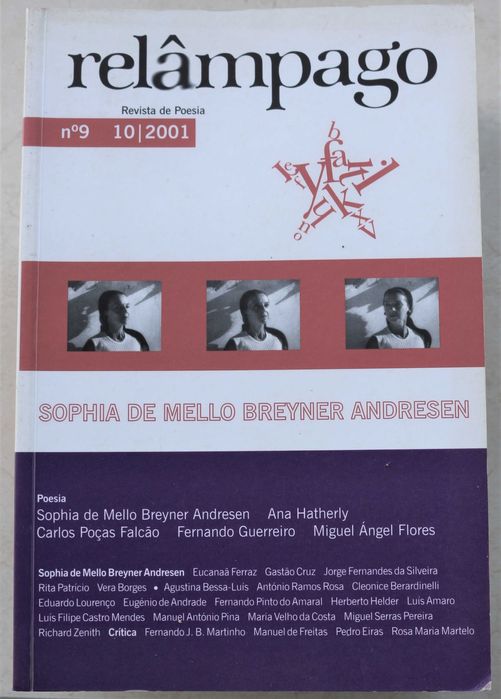 SOPHIA DE MELLO BREYNNER - Revista Relâmpago nº9 / OUT 2001