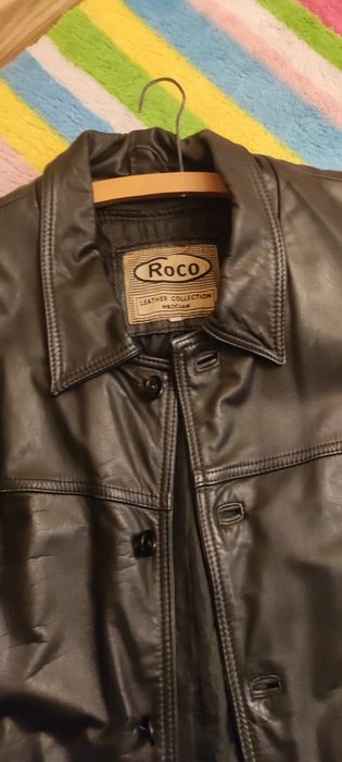 Skórzana kurtka męska ocieplana