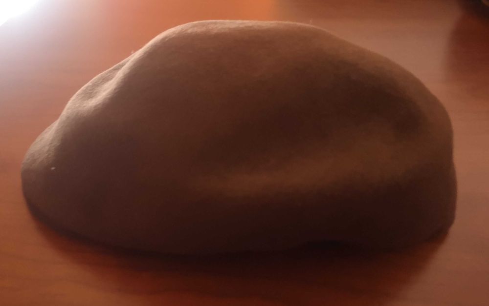 Boina de senhor de cor castanha