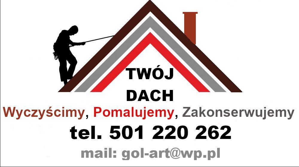 Malowanie dachów, czyszczenie dachówki, malowanie dachów z blachy