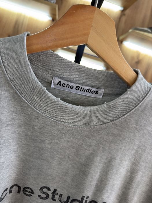Футболка ACNE Studios Stockholm 1996 Faded Grey Rick Owens
