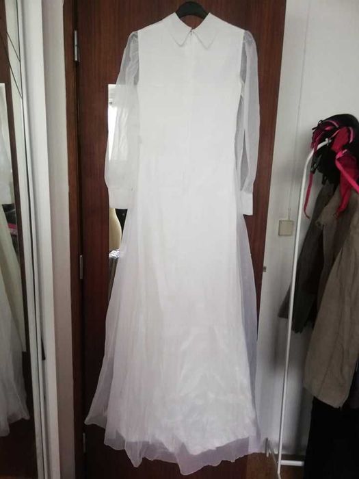Vestido de Noiva Vintage Feito à Mão