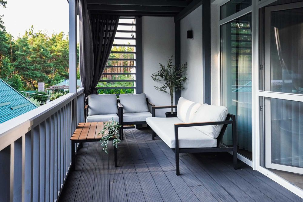 Подобова оренда будинків у лісі з чаном та лазнею, приватна територія