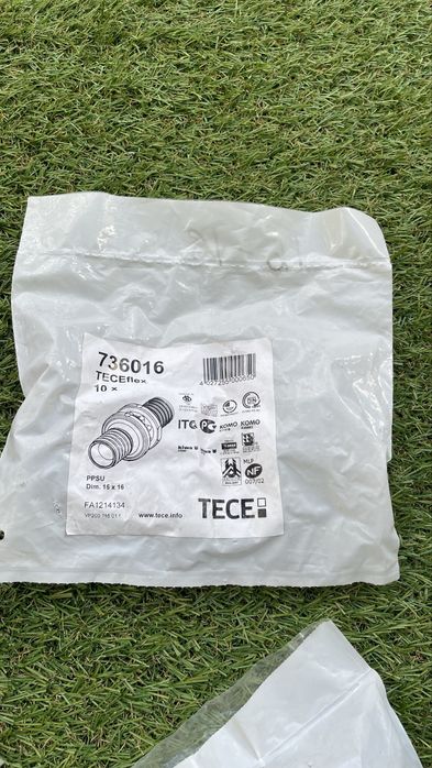 Złączki TECEflex PPSU trójniki i mufy nowe, oryginalne