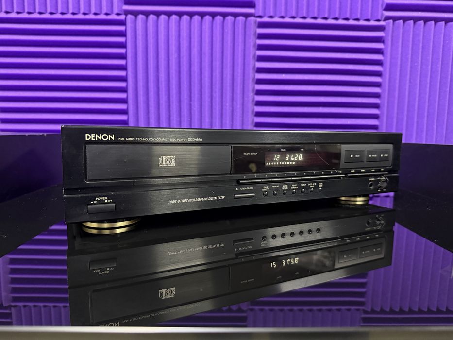 ‼️ Denon DCD-660 – Odtwarzacz CD Stereo Hi-Fi z Przetwornikiem DAC, Programowaniem Utworów i Funkcją Repeat | Audio Room