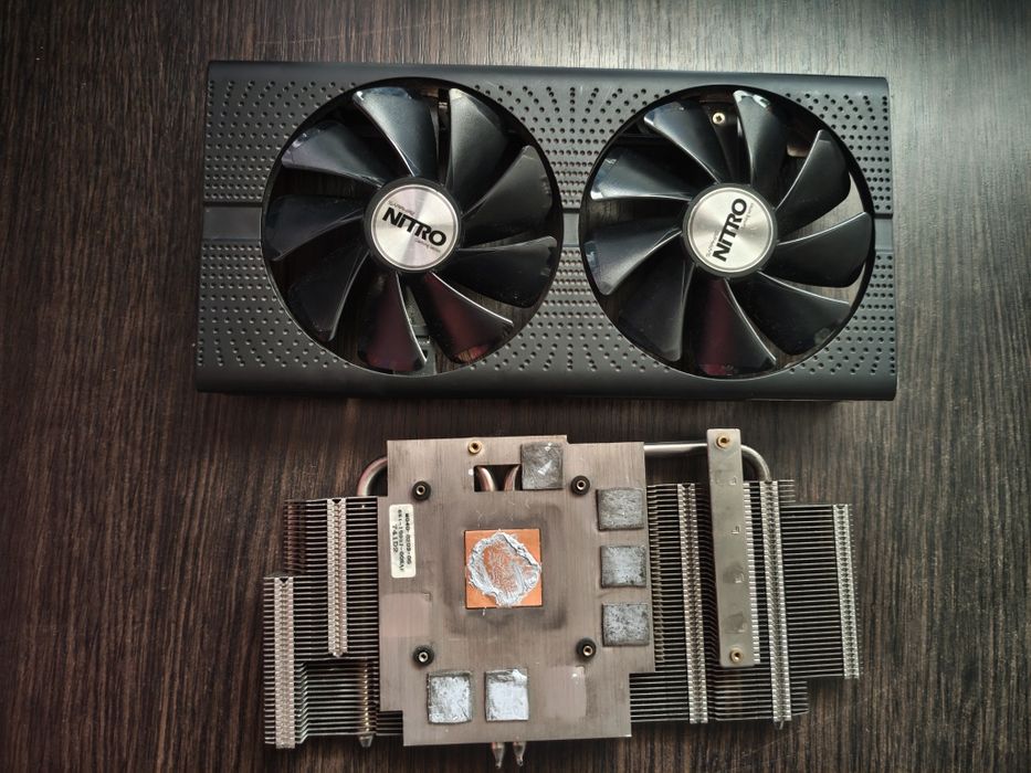 Кожух, вентилятори та радіатор RX 470