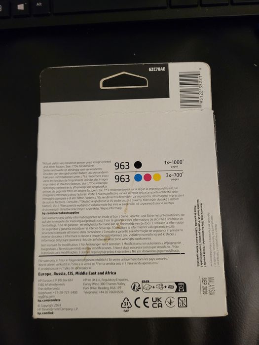 Pack HP 963 original