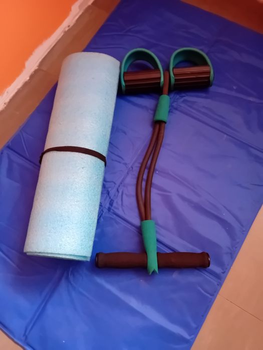 Zestaw do ćwiczeń+pas wyszczuplający na brzuch