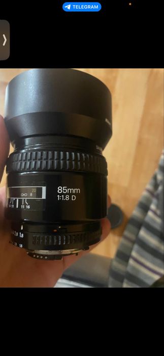 Портретний об'єктив Nikon AF Nikkor 85mm f/1.8D — Стан ідеал!
