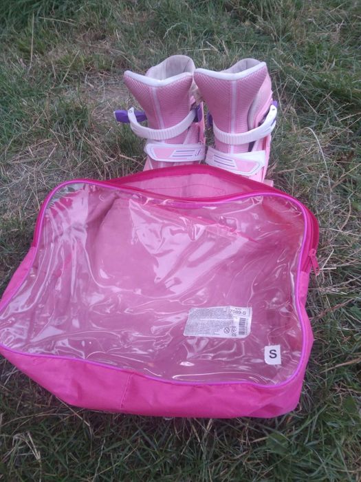 Продам дитячі ролики (квадри) + захист!
Ролики дитячі купували цього р