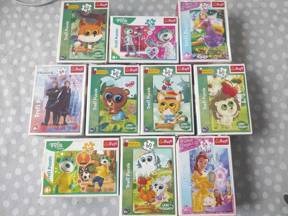 Puzzle trefl dla małych 10szt.
