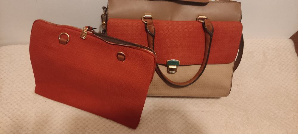 Carteira beje e terracota - Parfois