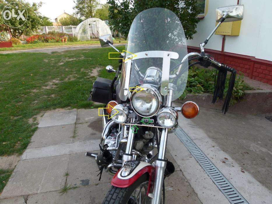 Owiewkj kolan Yamaha virago xv 535--250 DEFLEKTORY szyba gmole