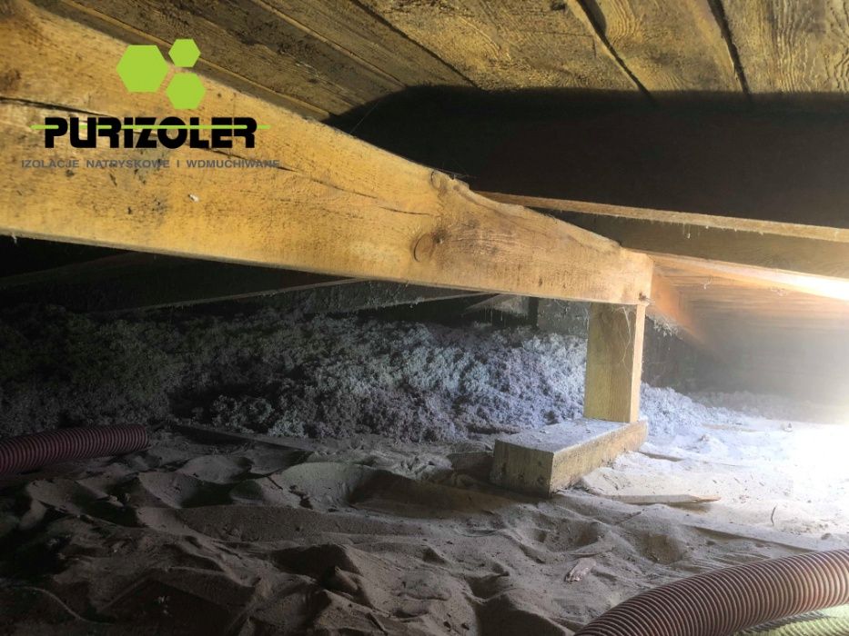 Ocieplanie piana PUR izolacje natryskowe wełna mineralna celuloza