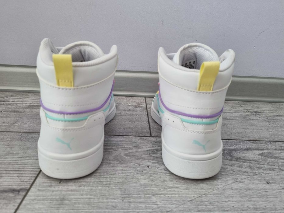 Sneakersy wysokie białe 37