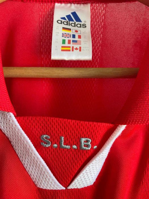Camisola SL Benfica 2000-01 principal adidas netc, XL, original