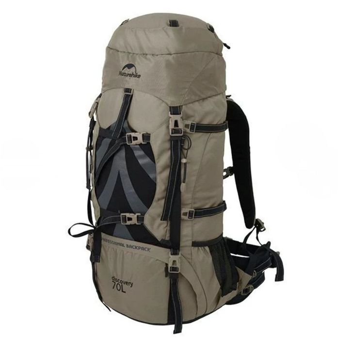 Рюкзак з каркасом, Naturehike 70l , туристичний трекінговиц,   + волог