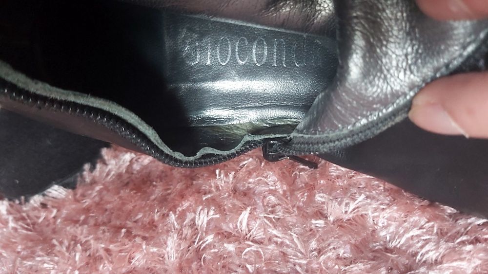 Botins camel personalizados + Botins pretos em pele genuína, 36