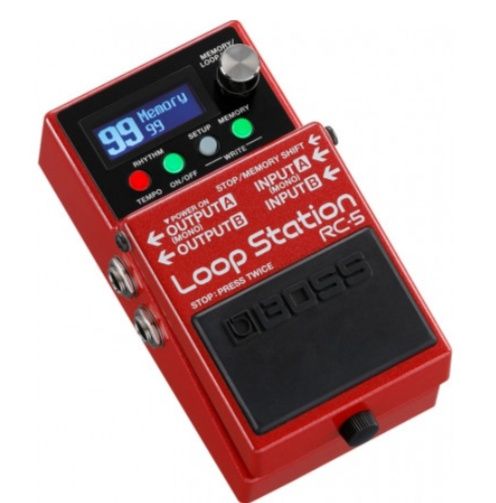 Pedal Boss Loopstation RC- 5 novo em caixa