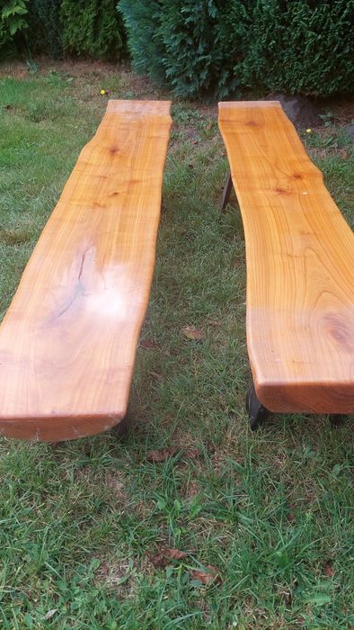 Ławki biesiadne żywica