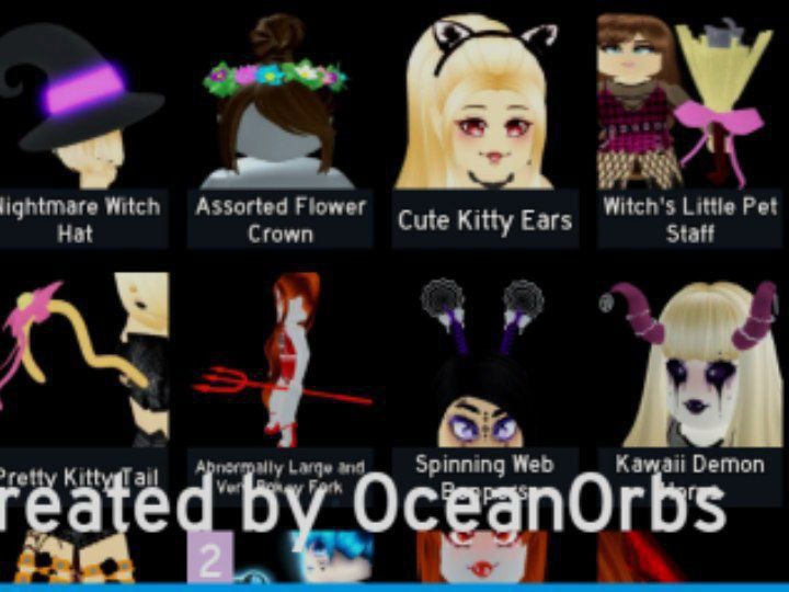 Роблокс вещи в Royal high