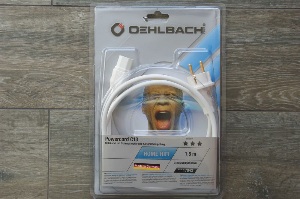 Oehlbach Powercord C13 dł 150 cm