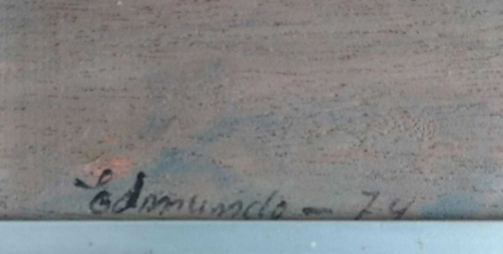 Pintura a óleo, assinada e datada64862277249409121