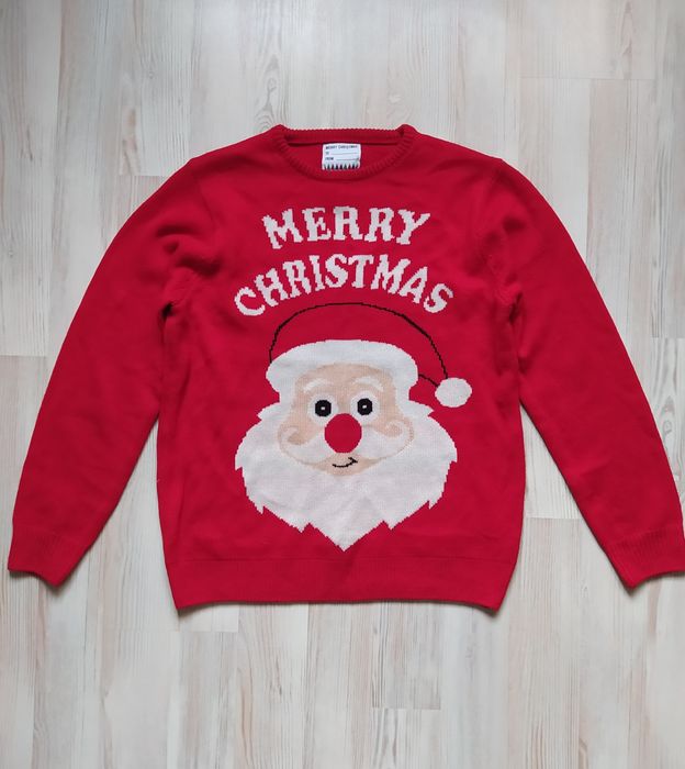 Новогодняя рождественская кофта свитшот свитер реглан Primark L