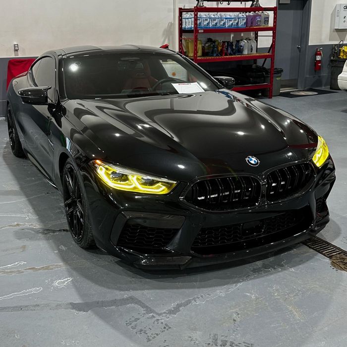 Модулі CS/CSL BMW M8 G14/G15/G16 F91/F92/F93 Laser/LED Фары Глазки Блоки Лазер ЛЕД фонари линзы ДХО M850i 840i 840d GTS желтые yellow drl