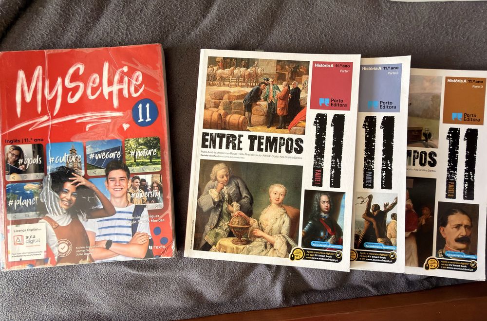 Manuais  Escolar Secundario 10º e 11º Ano