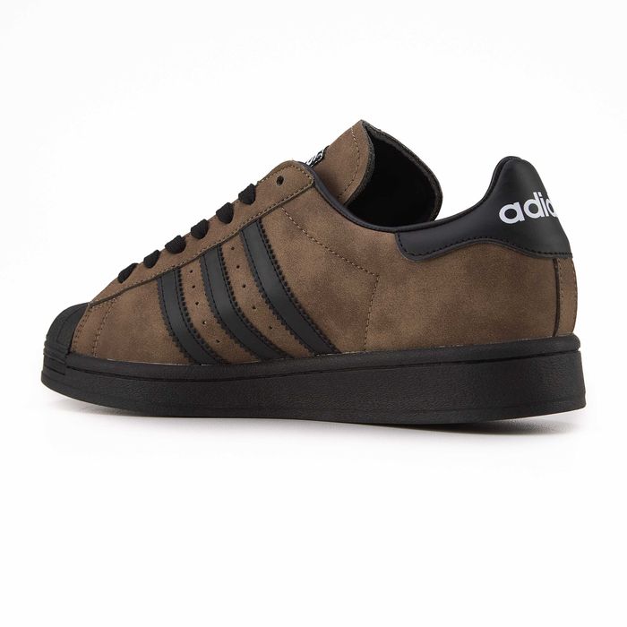 Кросівки Adidas Superstar Brown/Black premium