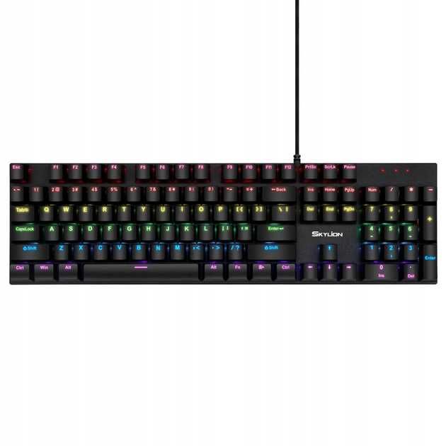 Механическая Клавиатура SKYLION G300 с кириллицей и RGB подсветкой