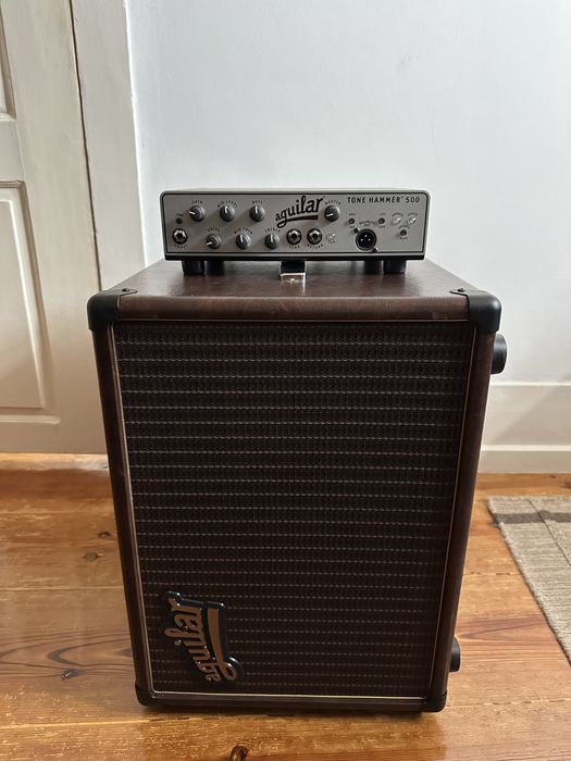 Aguilar Tone Hammer 500 + 2 colunas Aguilar DB112