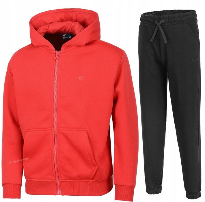 4F Chłopięcy Dres Komplet Bluza Rozpinana Spodnie / Rozm 152