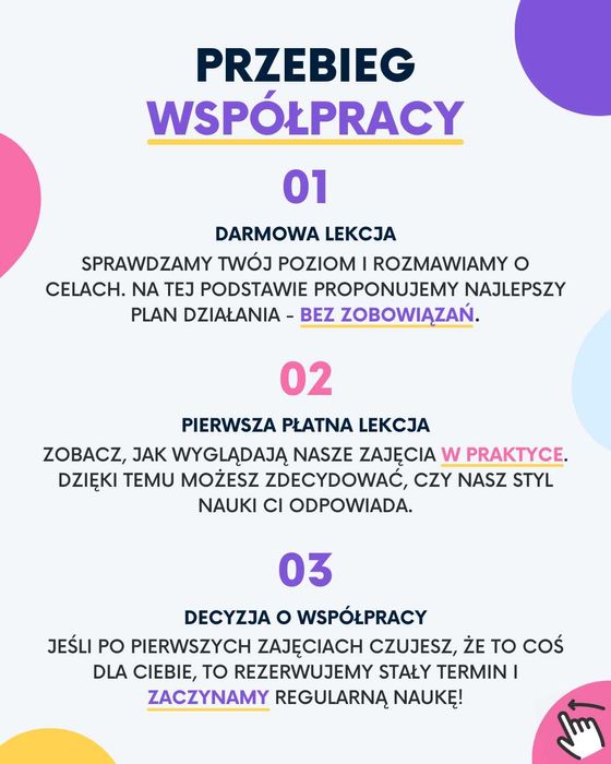 Zajęcia / korepetycje z języka angielskiego online. Fv.