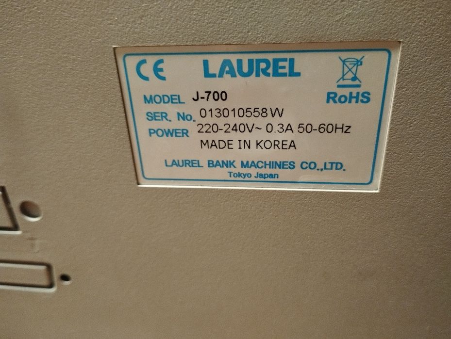 Лічильник банкнот laurel j-700