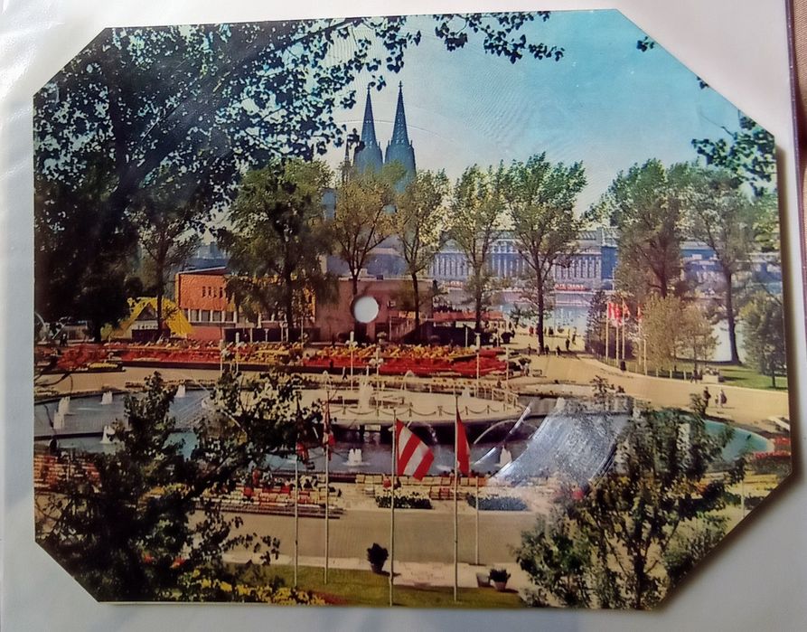 Single disco 45rpm postal em papel